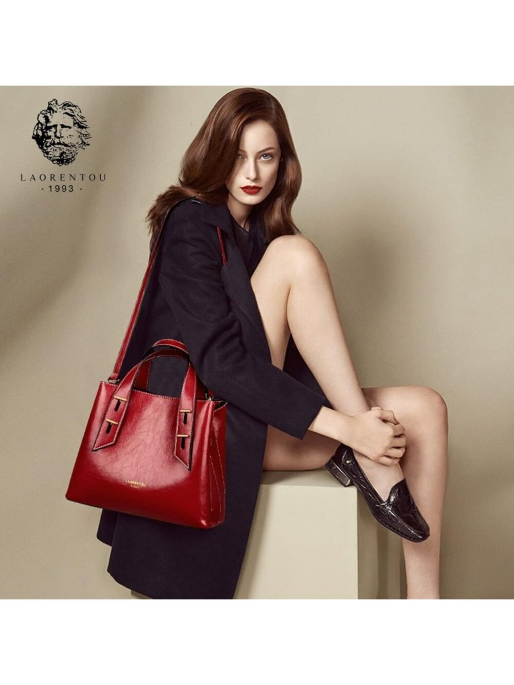 Stylish Genuine Leather Crossbody Satchel Handbags for Women - Versatile Tote - Picture 4 of 9